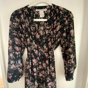 American Rag floral tunic blouse
